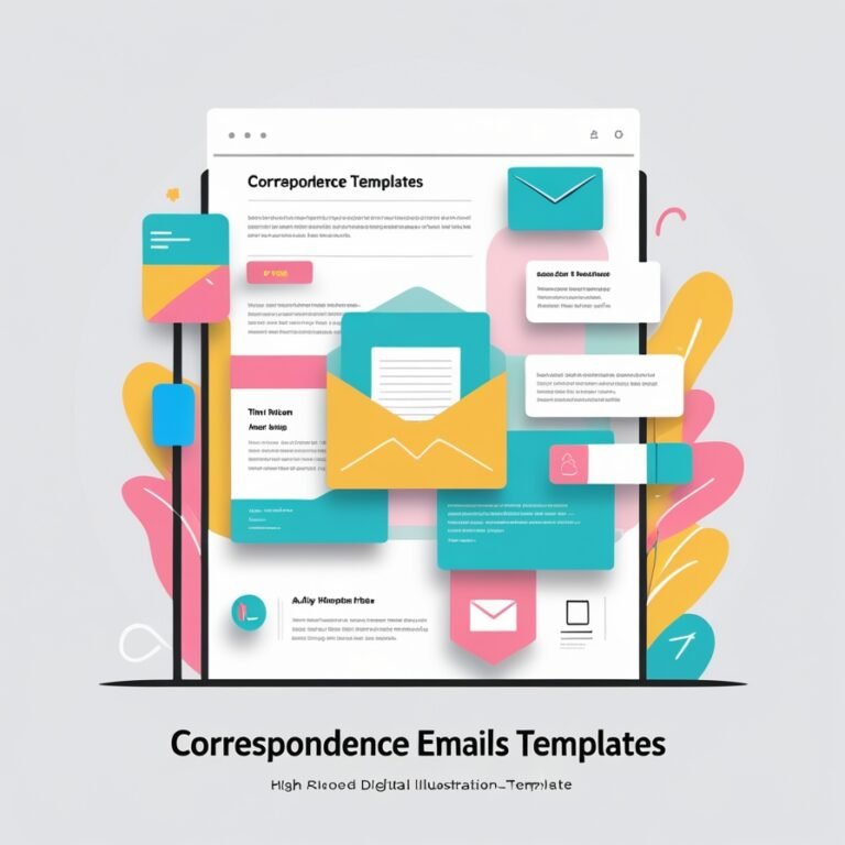 Business Correspondence Emails Template