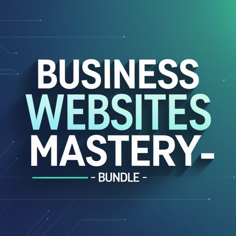 Business Websites Mastery - Bundle