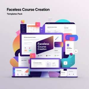 Faceless Course Creation Templates