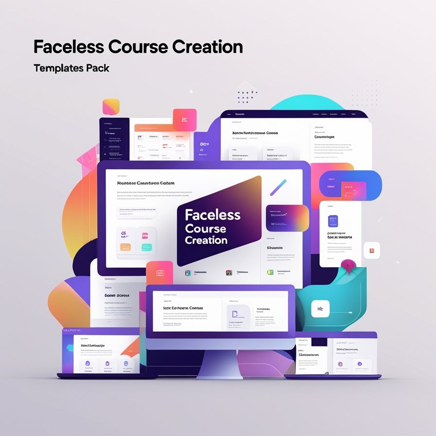 Faceless Course Creation Templates